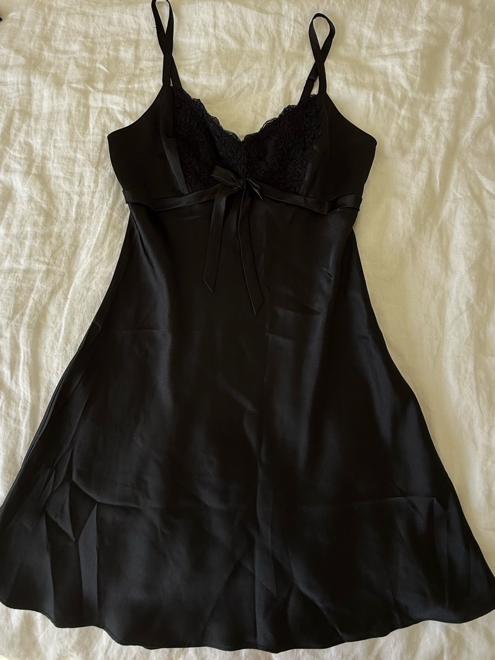 Black mini dress
